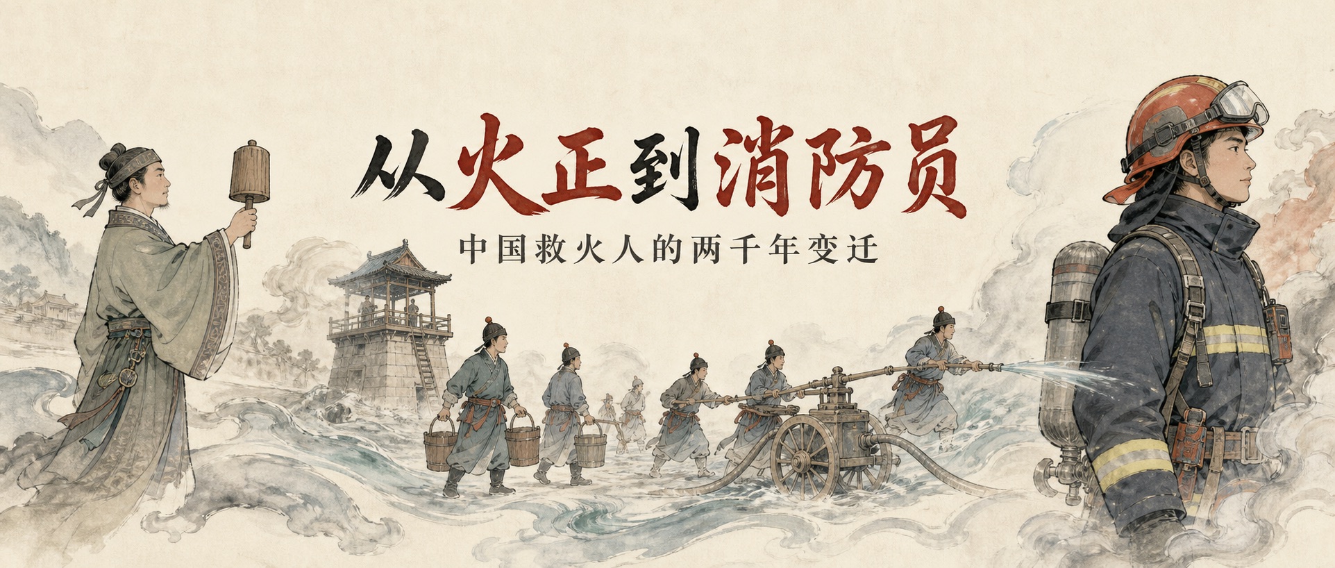 从火正到消防员：中国救火人的两千年变迁封面